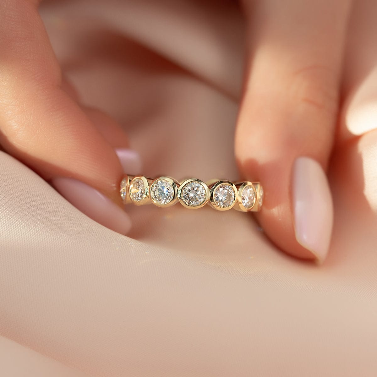3mm Round Lab-Grown Diamond Eternity Band