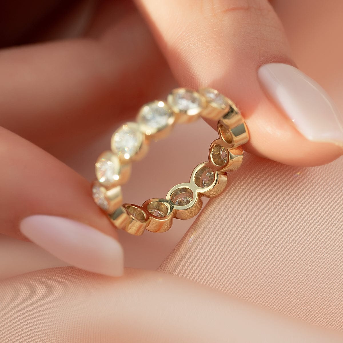 3mm Round Lab-Grown Diamond Eternity Band