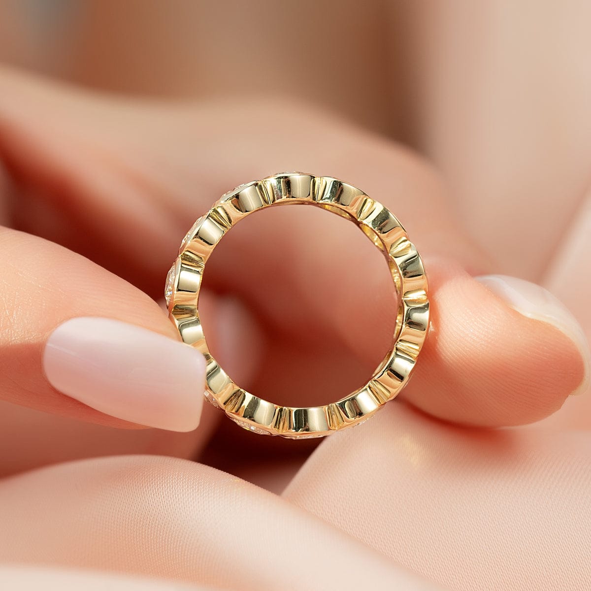 3mm Round Lab-Grown Diamond Eternity Band