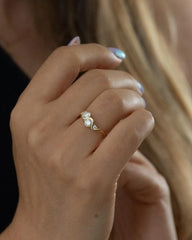 Twisted Sparkle Ring