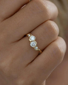 Twisted Sparkle Ring
