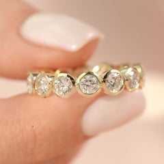 3mm Round Lab-Grown Diamond Eternity Band