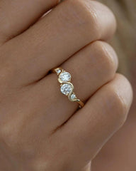 Twisted Sparkle Ring