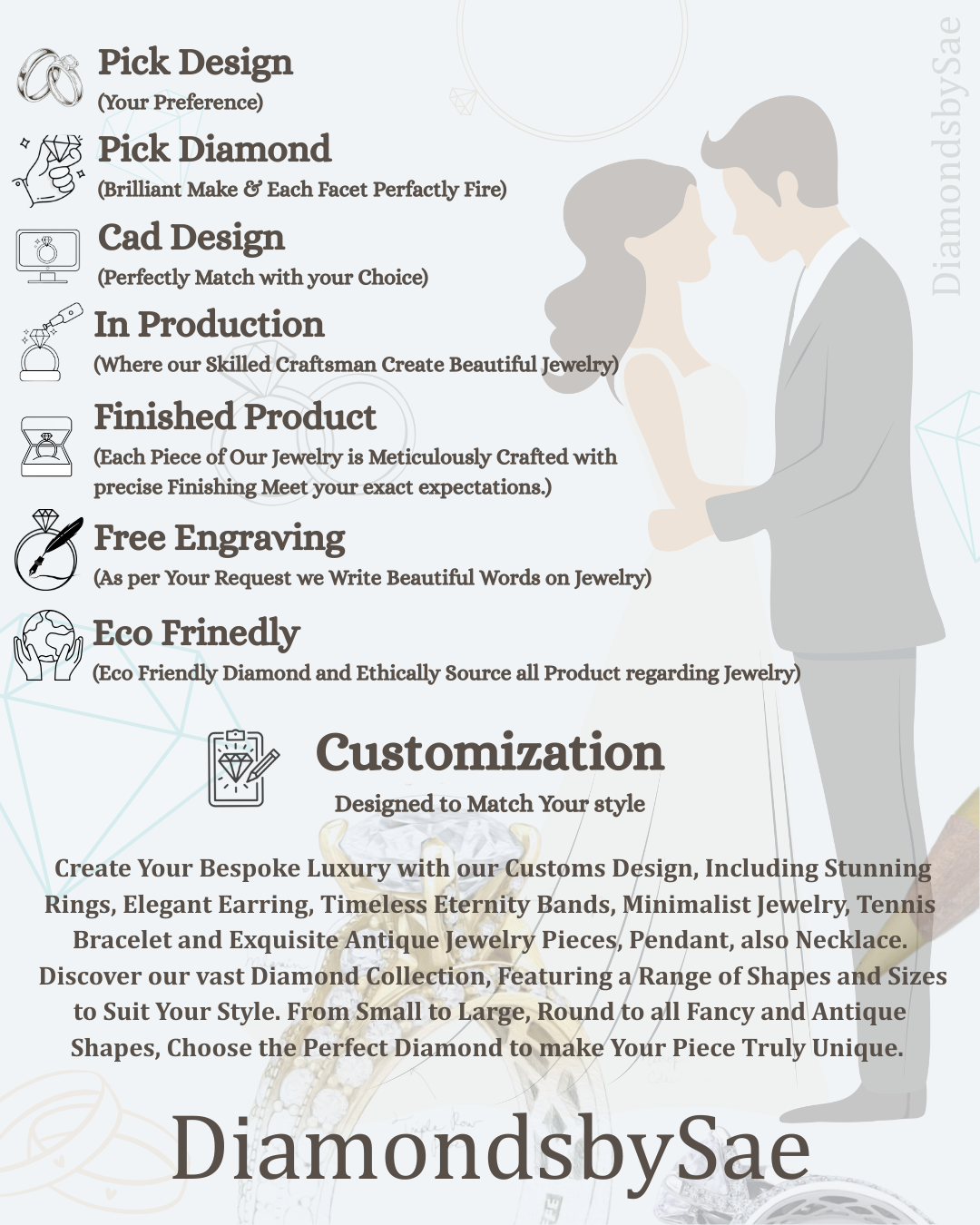 0.30 to 0.70 Carat Three Marquise Lab Grown Diamond Ring With Side Pear Diamonds Five Stone Diamond Ring Marquise Engagement Ring for Gift